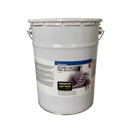 Pre-accelerated thixotropic vinylester resin