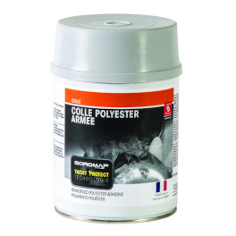 Colle polyester armée