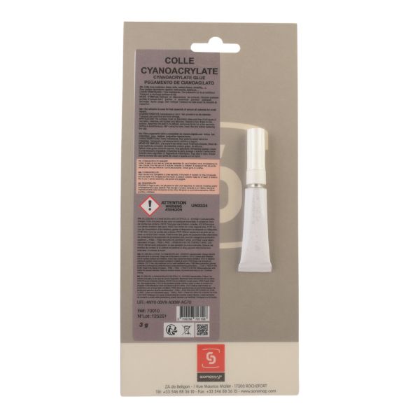 COLLE CYANOACRYLATE BLISTER 3G
