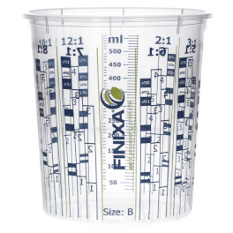 Disposable mixing cups