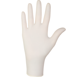 Latex throw-away gloves