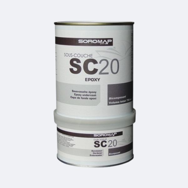 Sous couche bi-composante